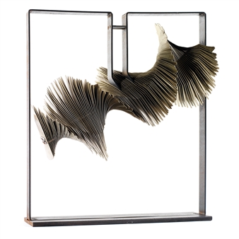 A steel and nickel silver sculpture - Thierry Bontridder