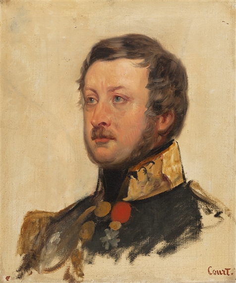 Bildnis eines Offiziers (Peter von Oldenburg ?) by Joseph Désiré Court