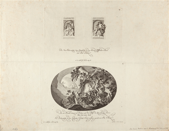 6 works, Ars longa - Vita brevis by Johann Esaias Nilson, 1765