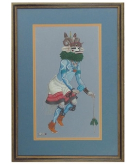 A ram dancer in action - Johnny Secatero