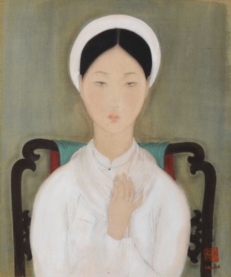 Vietnamese Lady by Lê Phổ, circa 1938