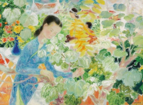 Women and Flowers