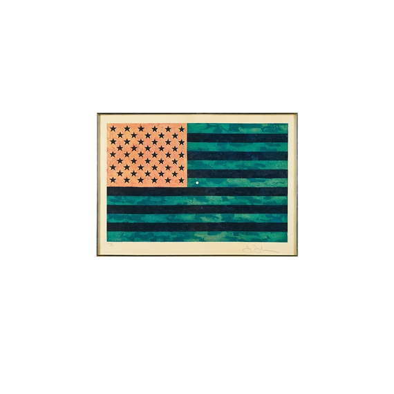 Jasper Johns Flag Moratorium 1969 Mutualart