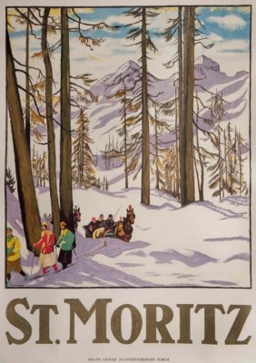 St Moritz by Emil Cardinaux, 1918