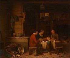 Le bénédicité by Charles Venneman, 1843