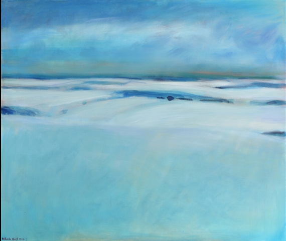 Vinterskumring ved Tibirke Bakker by Ulrik Hoff, 2000