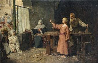 Sacra Famiglia - Giacomo Grosso