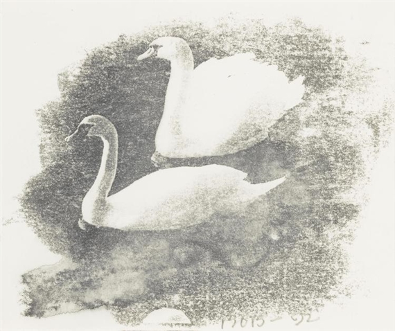Two Swans by Robert Rauschenberg, 1992