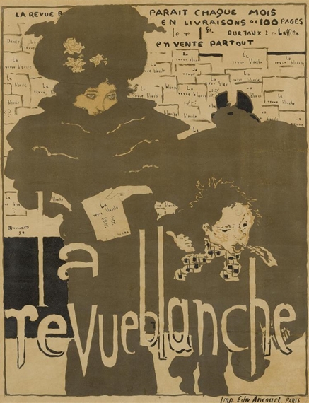 A stylized poster featuring a large figure in a hat, a small child, and bold typography against a textured background.