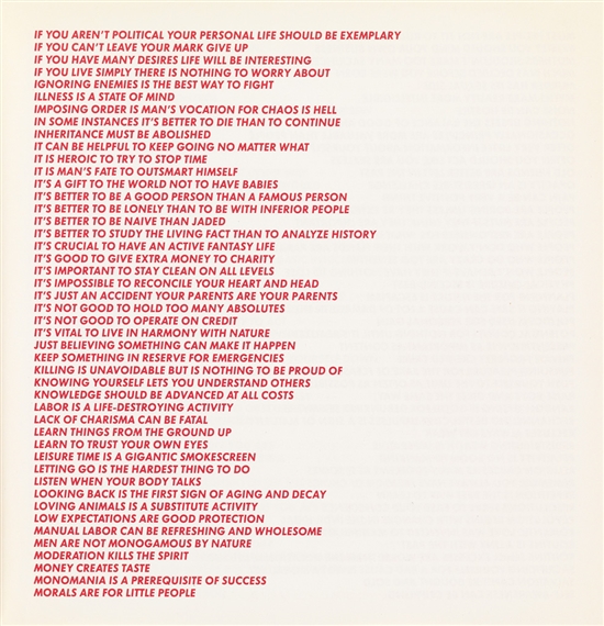 Jenny holzer truisms and essays on global warming
