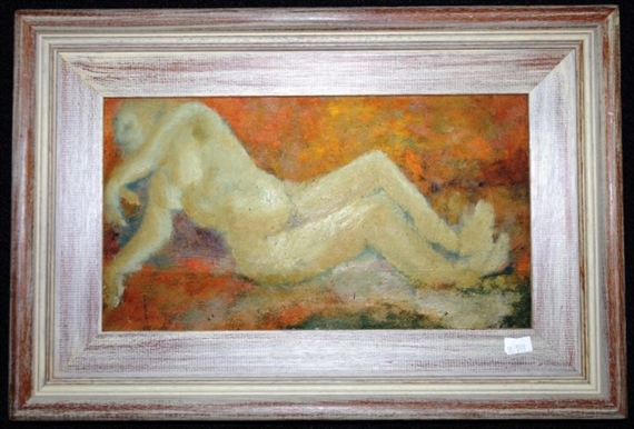 Reclining Nude by David Strachan