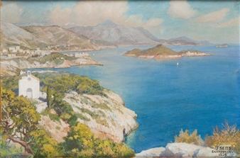 View of Dubrovnik - Johann Seits