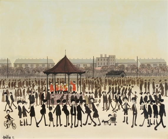 The Band Stand by Brian Shields, 1974