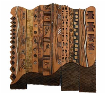 MAHOGANY MULTI MEDIA CLOTH - Ndidi Dike