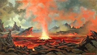 Kilanea Volcano - George Stratemeyer