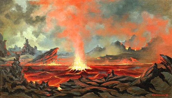 Kilanea Volcano - George Stratemeyer