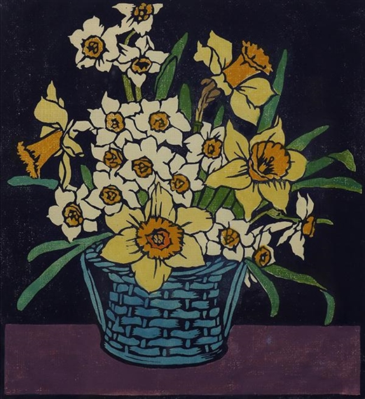 William S. Rice | Daffodils and China Lilies | MutualArt