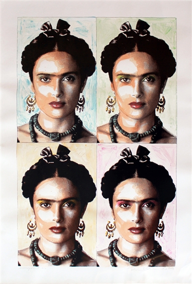 Selma Hayek as Frida Kahlo by Richard Duardo, 2002