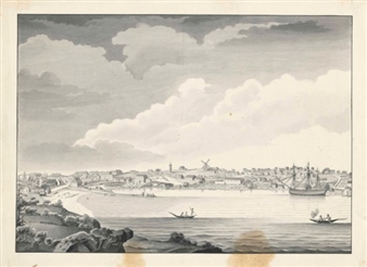 A view of the West side of Sydney Cove, Port Jackson - French School, 19th Century