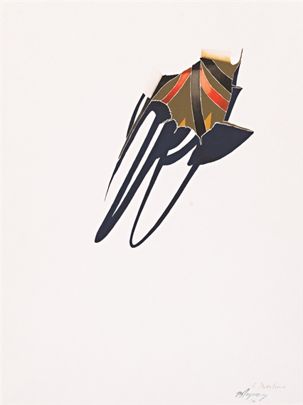 To Madeleine 1 by Burhan Doğançay, 1980