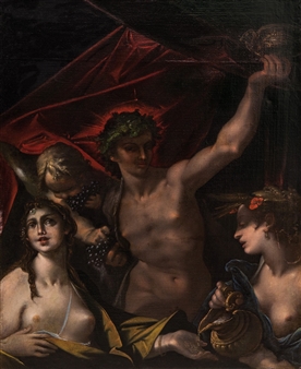 BAKCHUS, VENUŠE A CERES - Bartholomeus Spranger