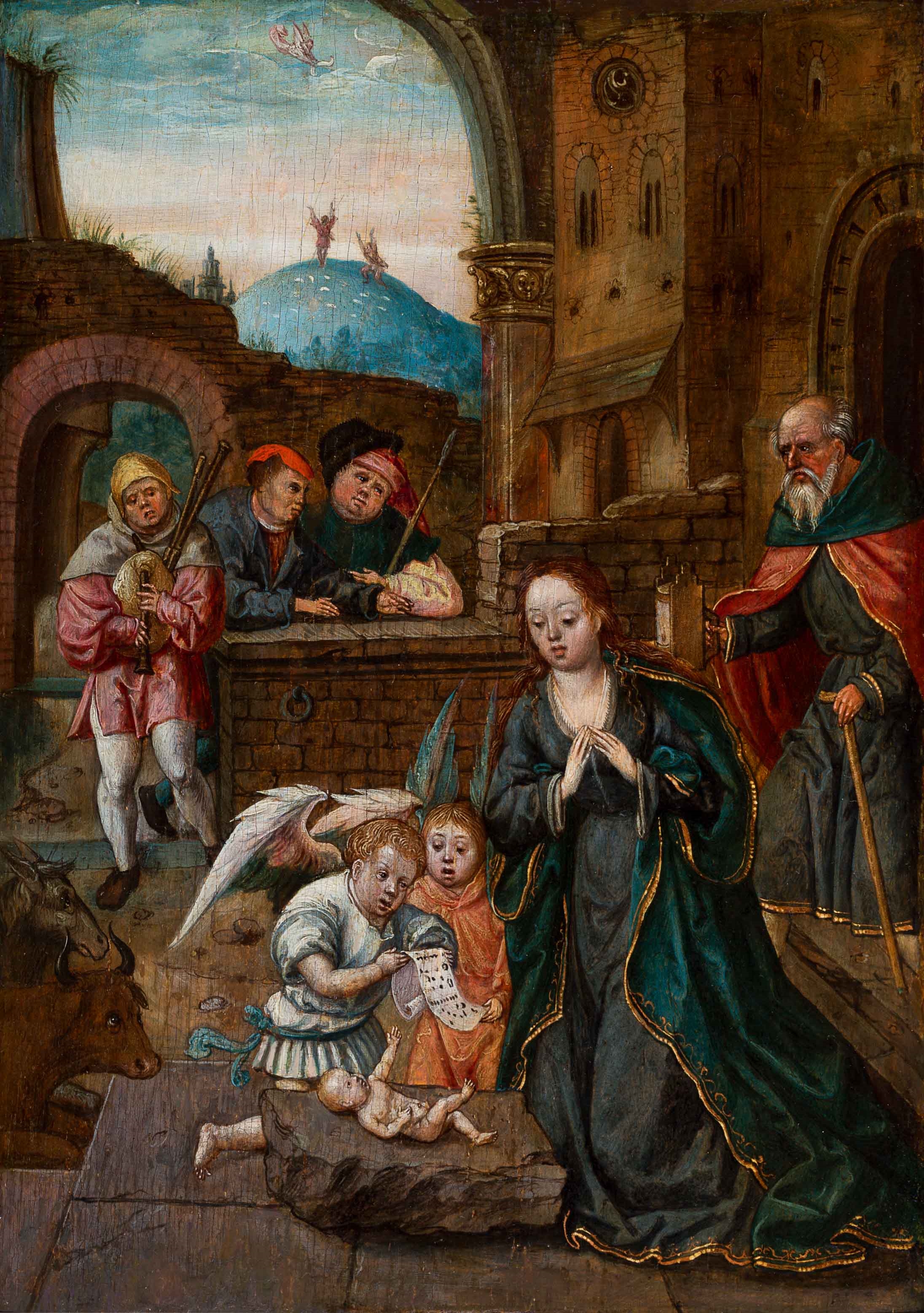 German School, 16th Century | The Adoration of the Shepherds with ...