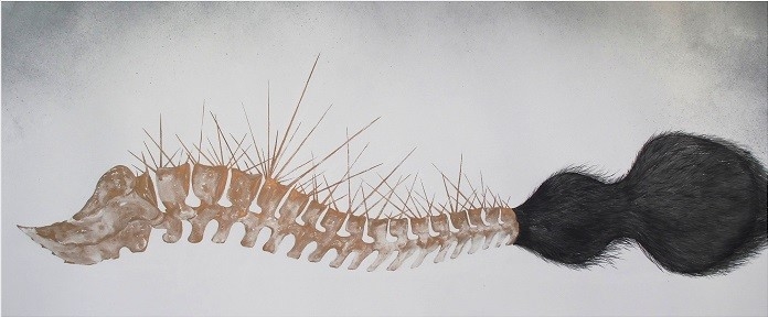 Artwork by Huang Hankang, Time River-Floating Peacefully, Made of Mixed media on paper