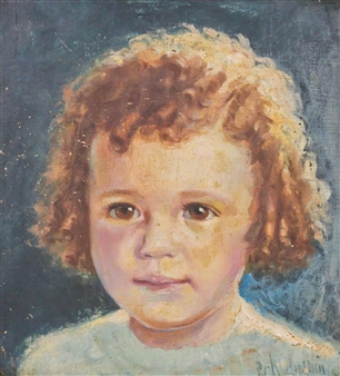 PORTRAIT OF A LITTLE GIRL - Lev Kramarenko