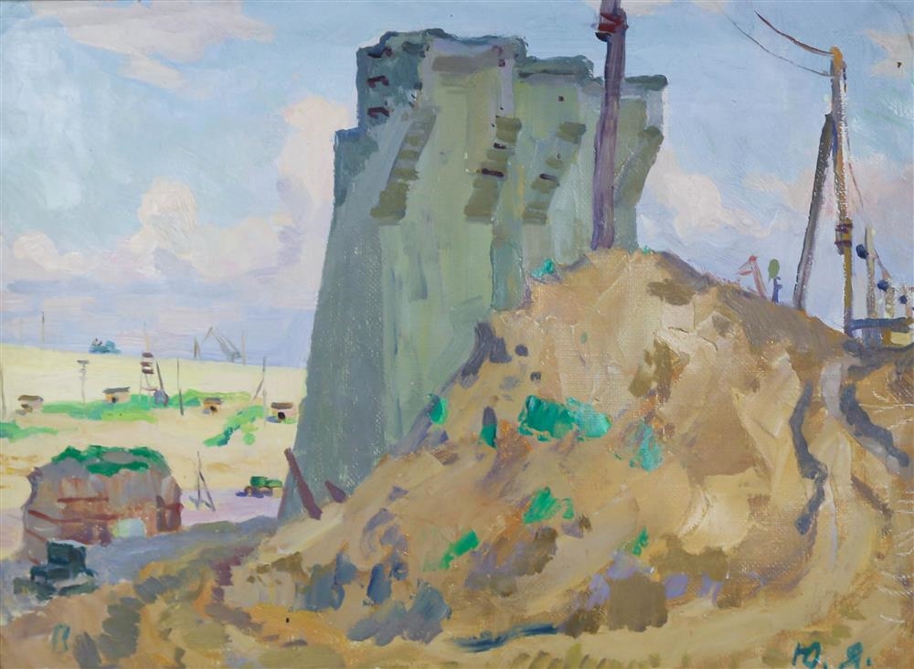 Dimitri Semakov | LANDSCAPE WITH RUIN | MutualArt