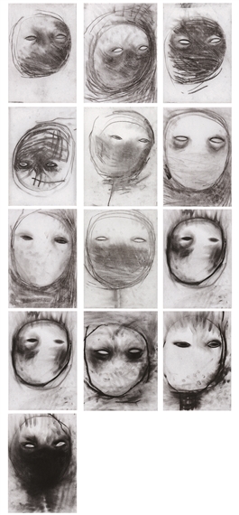 13 Works: Schauen by Miriam Cahn, 1982