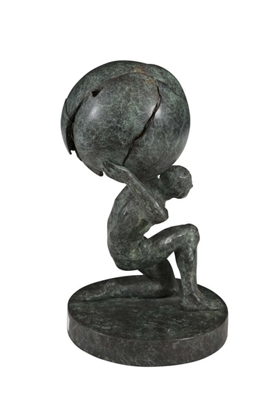 Atlas Holding up Earth by Mark Rode