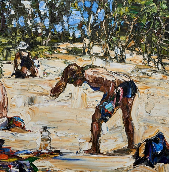 Beach Life (towel dry) by Nicholas Harding, 2006