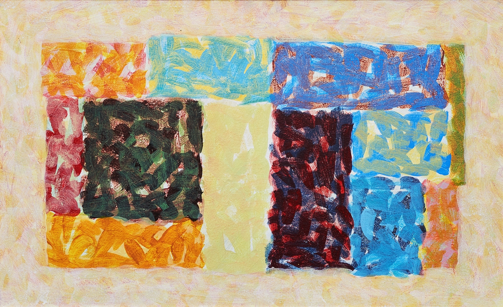 Artwork by John Peart, Abstract, Made of acrylic on canvas