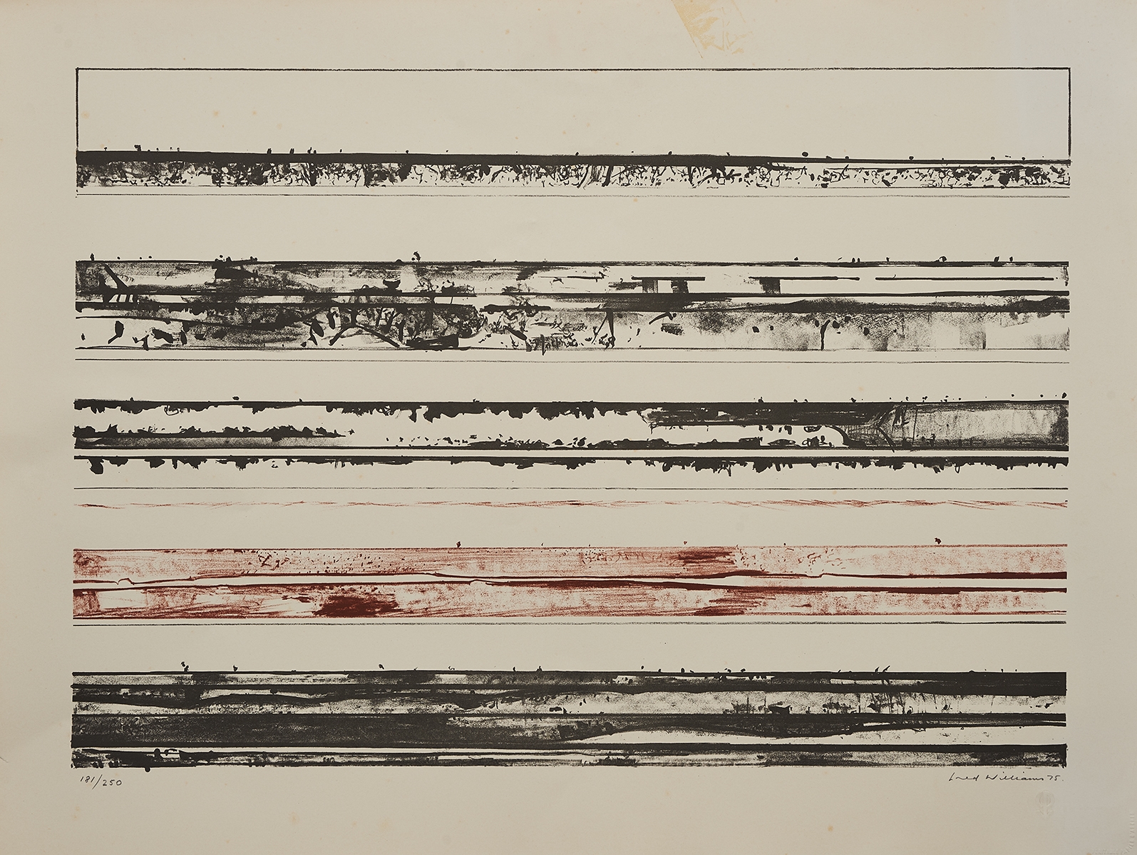 Artwork by Fred Williams, Murray River Panel, Made of lithograph