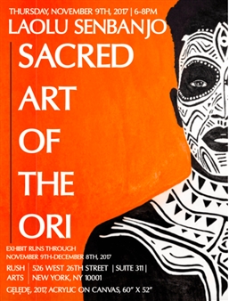 Laolu Senbanjo: Sacred Art of the Ori - Rush Arts Gallery