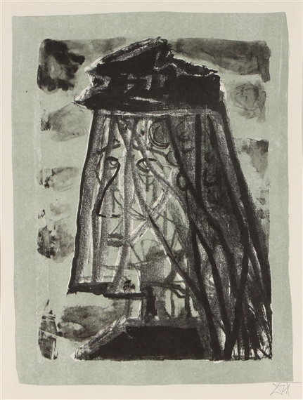 Witwe by Otto Dix, 1957