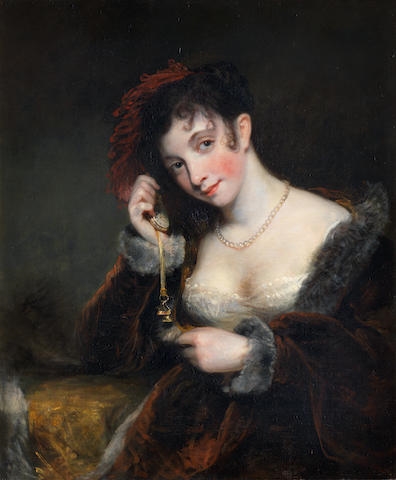 Portrait of Emily St Clare: Expectation by William Owen