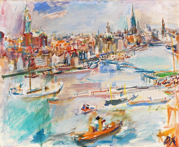 Hamburg III by Oskar Kokoschka, 1961