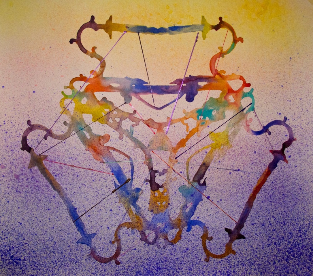 Artwork by Huang Hankang,  Light in the Air, Made of Mixed media on paper