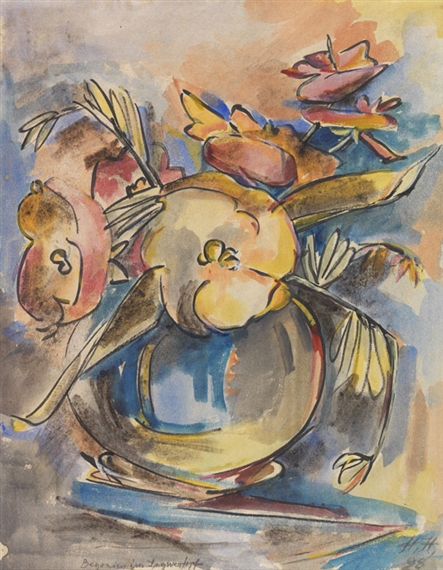 Begonien im Ingwertopf by Hannah Höch, 1928