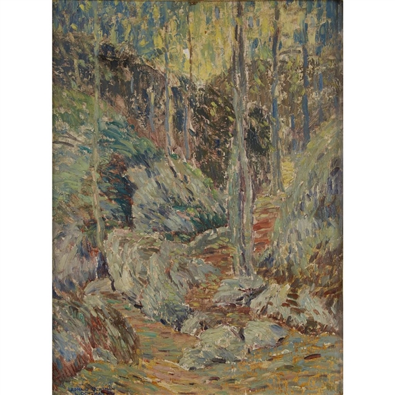 THE UPLAND TRAIL by Leonard Ochtman, 1924