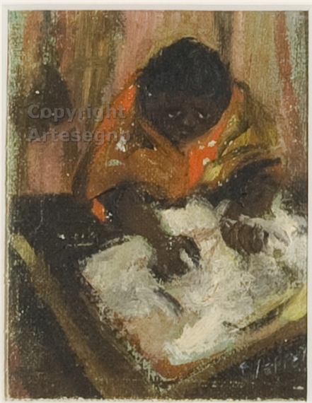 Monday's Washing (Lavandaia) by Beverly Pepper, 1953