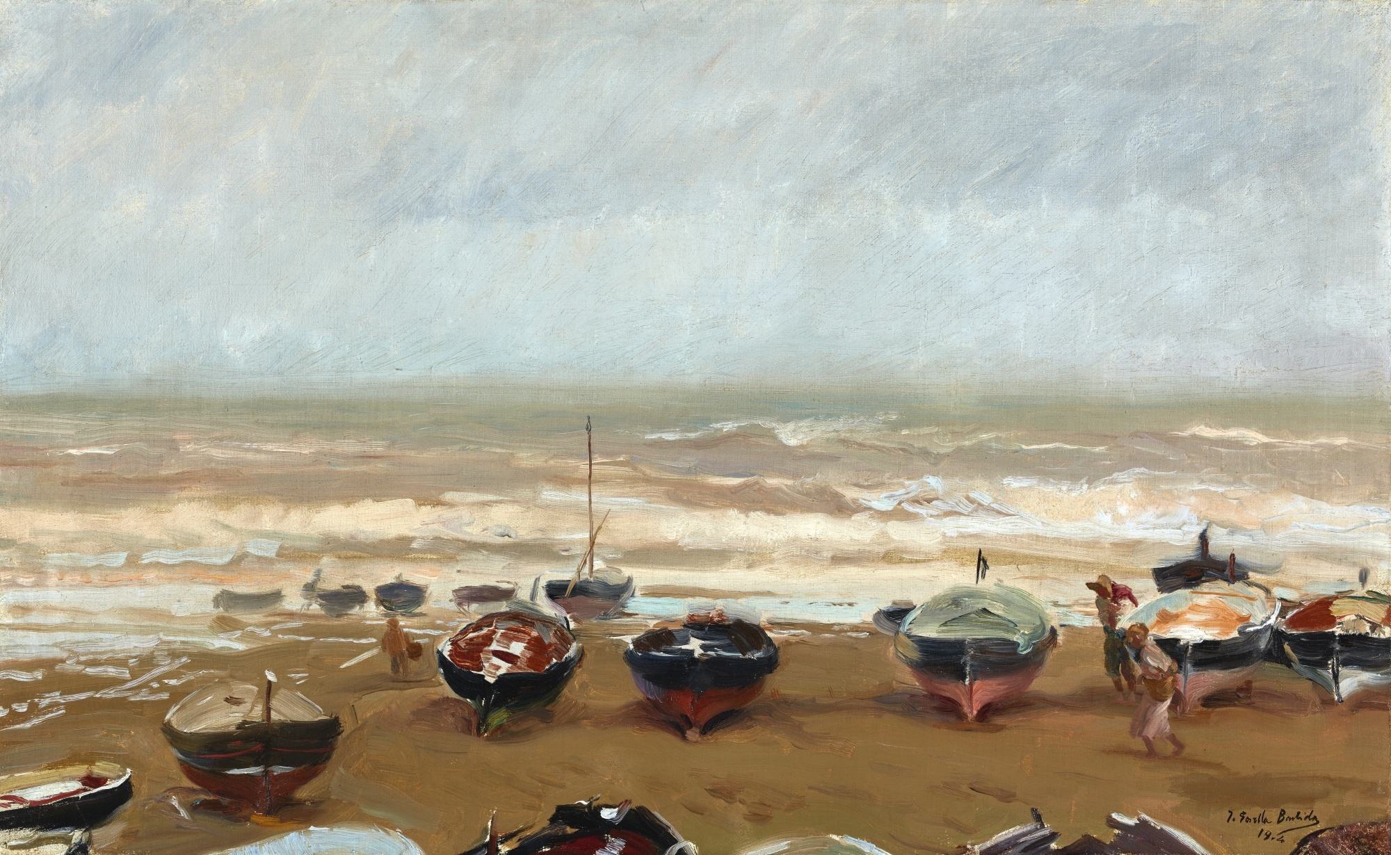 Joaquin Sorolla y Bastida | STUDY FOR SAD INHERITANCE (1906) | MutualArt