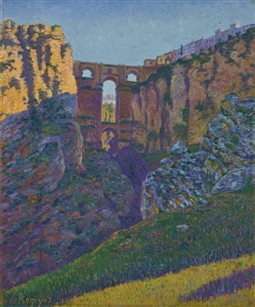 EL TAJO DE RONDA (THE PUENTE NUEVO, RONDA) - Darío de Regoyos