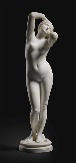 STANDING FEMALE NUDE by Laurent-Honoré Marqueste