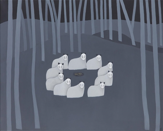 Night's discussion by Wioletta Winiarczyk, 2017