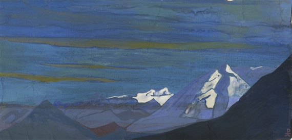 Himalayan Snows by Nicholas Roerich