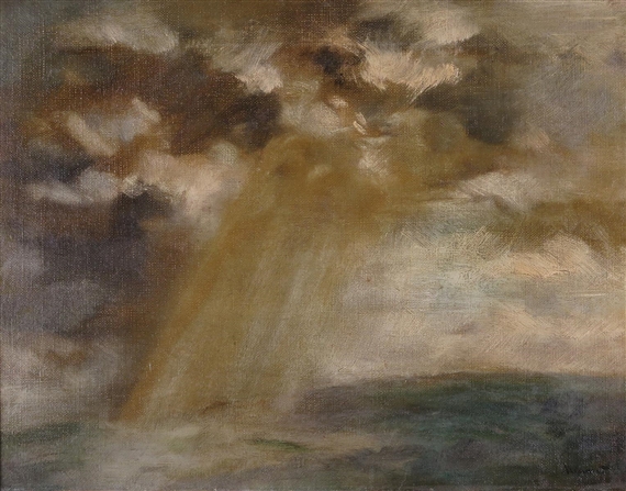 Storm, Falmouth by Jacob Kramer