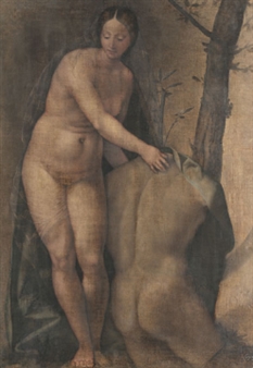 Installation view of Girolamo da Treviso the Younger exhibition at Kunsthistorisches Museum, Vienna.