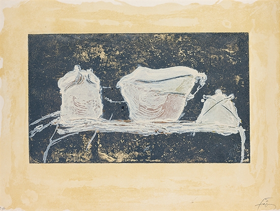 Vaisselle by Antoni Tàpies, 1984